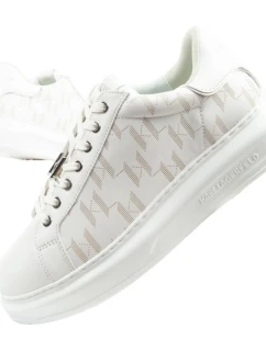 model 21356731 pánské tenisky kožené bílé - Karl Lagerfeld