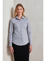 Premier PR 344 Popelínová elastická halenka s dl. rukávem 39.0344 black Premier PR 344 Popelínová elastická halenka s dl. rukávem 39.0344 black