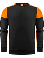 Printer Prime Crewneck Mikina 61.2071 black/orange Printer Prime Crewneck Mikina 61.2071 black/orange
