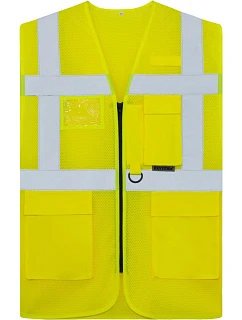 – Larisa Multifunkční síťovaná vesta hi vis yellow model 22451847 - Korntex