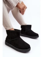 Dámské zimní boty s z kožešiny černé Big Star model 21637220 - Big Star Shoes