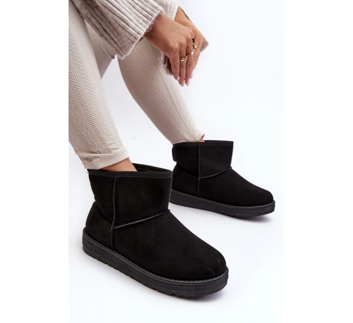 Dámské zimní boty s z kožešiny černé Big Star model 21637220 - Big Star Shoes