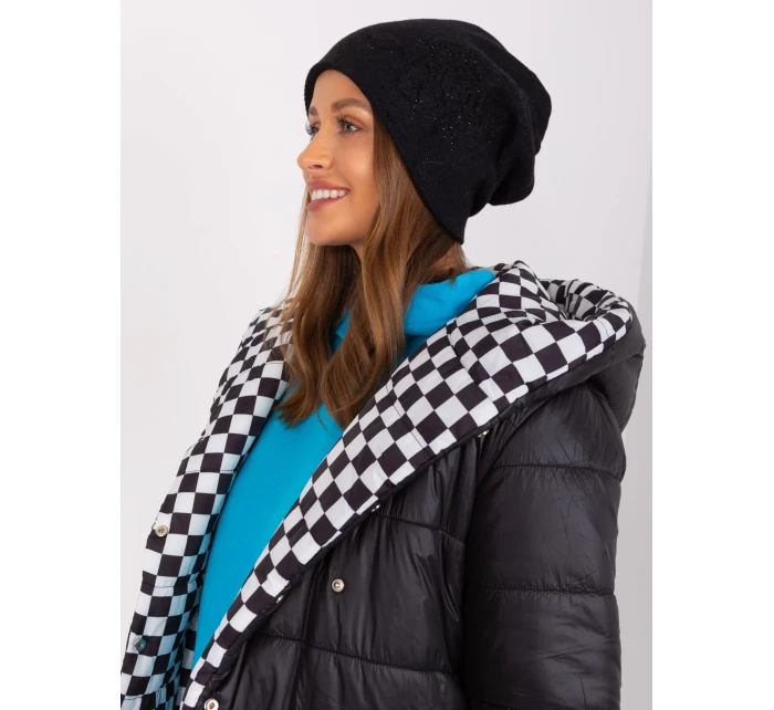 Czapka AT CZ model 21766098 czarny - FPrice Czapka AT CZ model 21766098 czarny - FPrice