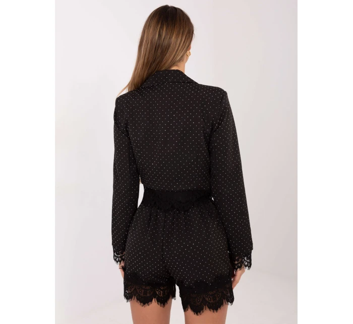 IT SN šortky FL9965.88 černá/stříbrná IT SN šortky FL9965.88 černá/stříbrná