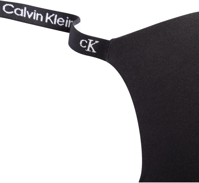 Dámská podprsenka Plunge Push-Up Bra CK96 000QF7220EUB1 černá - Calvin Klein