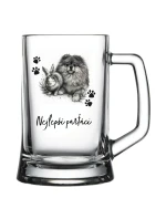 Personalizovaná pivní sklenice - fotografie s mazlíčkem