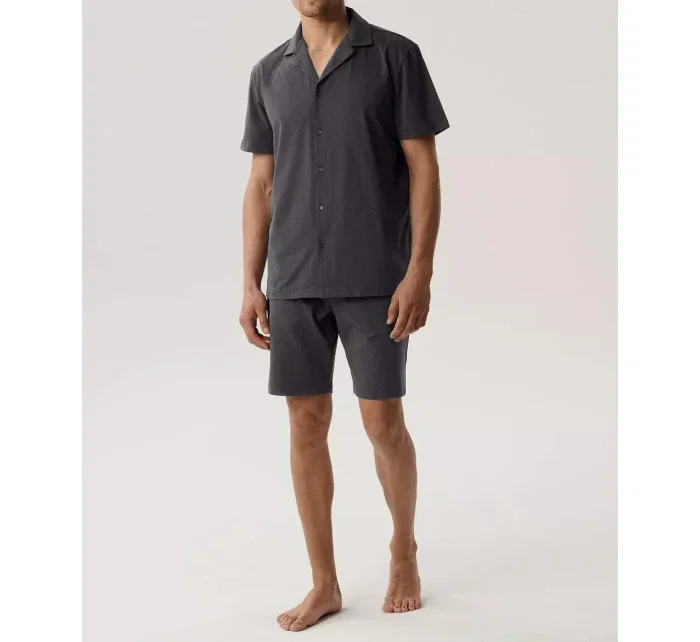 model 20905112 pyžamo kr/r S2XL pánské pyžamo na zip - Atlantic