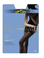 Omsa Velurové punčochové kalhoty 40 den 5-XL