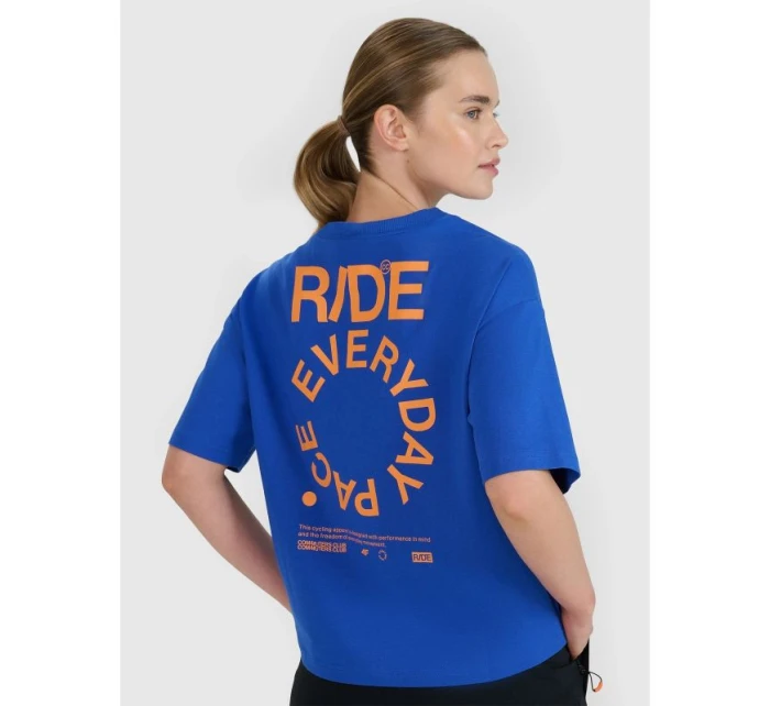 Dámské tričko oversize s potiskem model 21433336 - 4F Dámské tričko oversize s potiskem model 21433336 - 4F