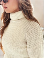 Dámský svetr TRIXA ecru FashionStreet MY1213