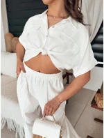 Dámská košile bílá Dstreet model 21977025 - FashionStreet Dámská košile bílá Dstreet model 21977025 - FashionStreet