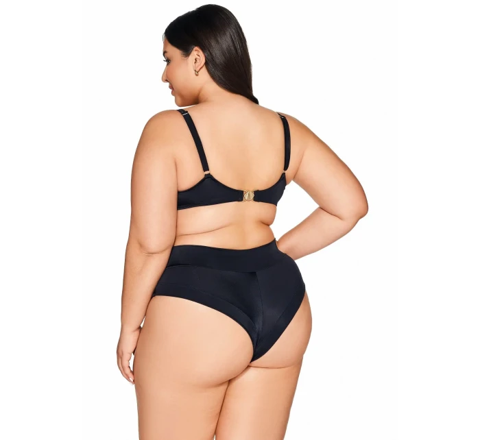 Plavková podprsenka s polovičními košíčky Ava SK 313 Black Maxi Plavková podprsenka s polovičními košíčky Ava SK 313 Black Maxi