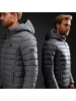 Geographical Norway pánská bunda AMIGOTAL HOOD DB DGREY MEN 233 DARK GREY (WZ5179H/GN-GRIS FONCÉ)