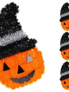 DEKORATIVNÍ FIGURKA DÝNĚ 35CM HALLOWEEN BÍLÝ PRUH