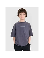 Chlapecké tričko oversize s potiskem 4F 4FJWSS25TTSHM1879-22S Chlapecké tričko oversize s potiskem 4F 4FJWSS25TTSHM1879-22S