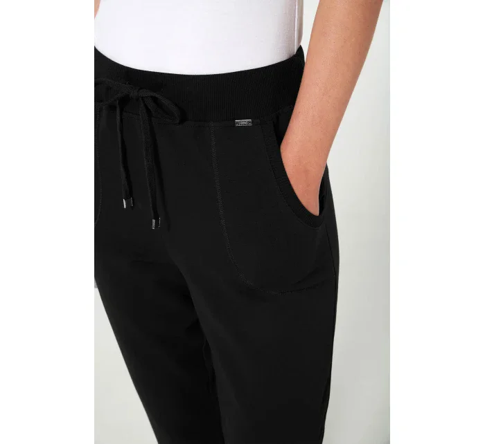 Vamp - Jednobarevné dlouhé kalhoty 20216 - Vamp