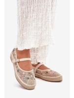 espadrilky s na platformě béžové model 21700053 - Boto espadrilky s na platformě béžové model 21700053 - Boto