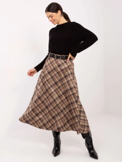 Spódnica MI SD model 21791094 camelowy - FPrice