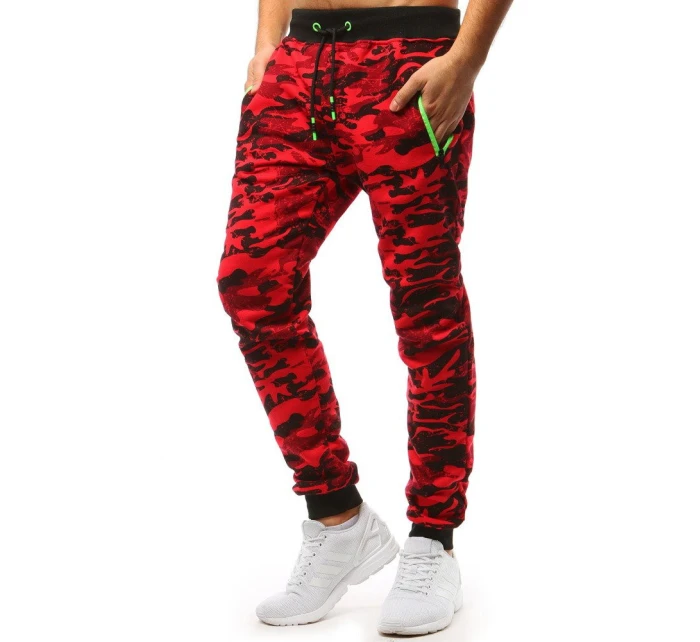 Pánské červené tepláky model 21964104 - Dstreet