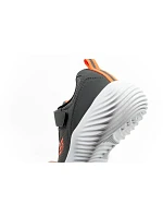 Dětská sportovní obuv Skechers Bounder na suchý zip, lehká, módní, šedá