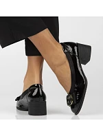 Skórzane  na czarne Filippo model 22087085 - Hikvision