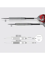 Šipky H Silver Steeltip model 21064346 - Harrows