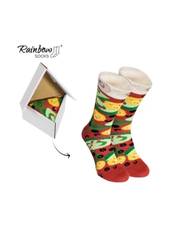 Duhové ponožky 1 pár  ponožek na model 21606670 - ZOOKSY/RAINBOW SOCKS