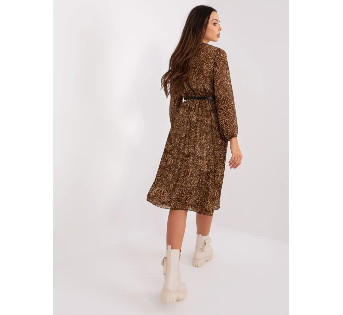 Šaty DHJ SK 10536N 3.31X hnědá