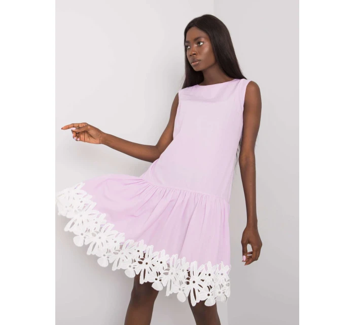 Šaty LK SK 506990.53 světle fialová