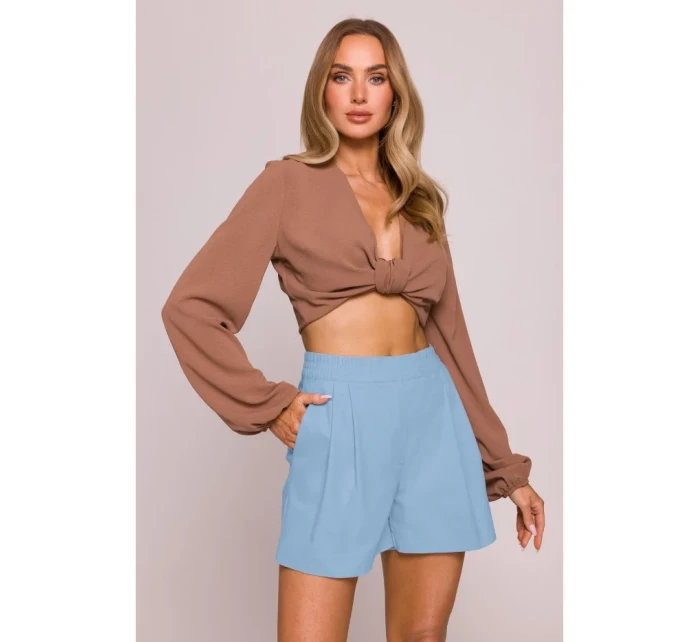 model 21136122 Džínové šortky světle modré - Moe