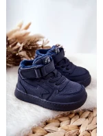Dětské Zateplane Vysoké Boty Tmavě Modrá Clafi Dětské Zateplane Vysoké Boty Tmavě Modrá Clafi