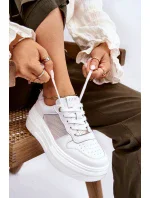 Dámské klasické sportovní boty GOE LL2N4060 Bíle Dámské klasické sportovní boty GOE LL2N4060 Bíle