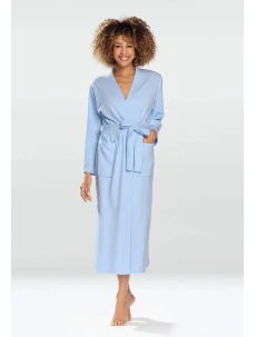 Dámský župan Melissa sv. modrý - DKaren