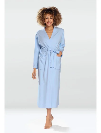 Dámský župan Melissa sv. modrý - DKaren