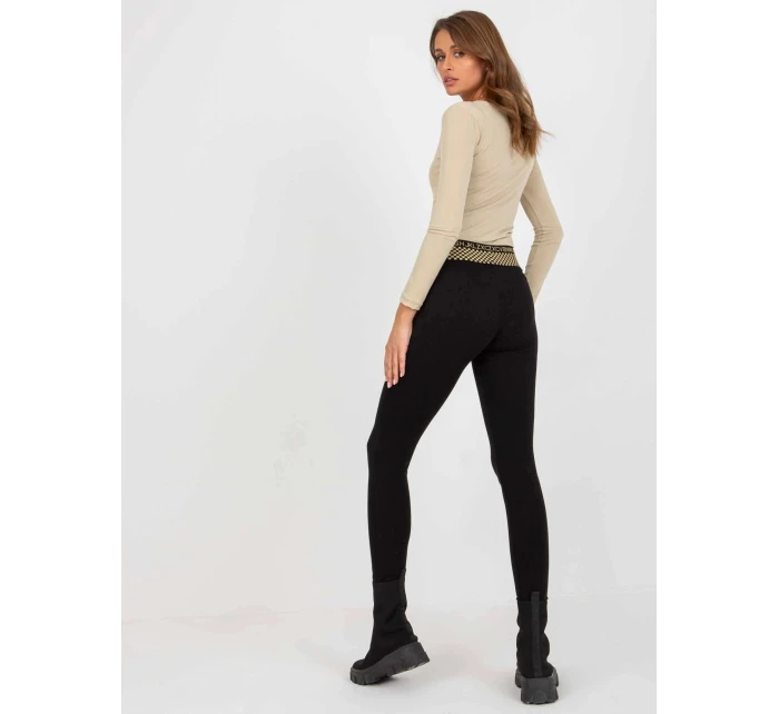 Dámské legíny RV LG model 20774242 černé Relevance Fashion - FPrice Dámské legíny RV LG model 20774242 černé Relevance Fashion - FPrice