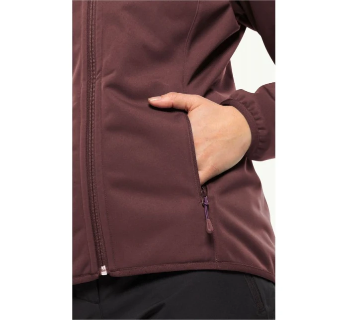 Dámská přechodná bunda s kapucí Hoody W softshell červená model 21767867 - Jack Wolfskin Dámská přechodná bunda s kapucí Hoody W softshell červená model 21767867 - Jack Wolfskin