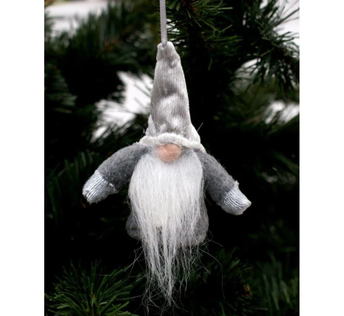 ZAWIESZKA DEKORACYJNA MIKOŁAJ Z  SZARY model 21833421