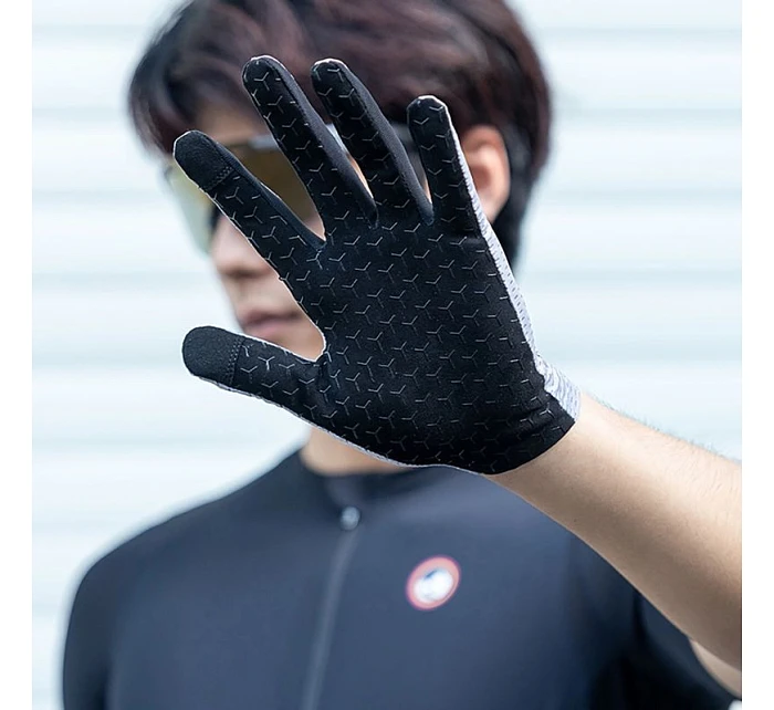 Prodyšné cyklistické rukavice Rockbros, velikost: M - zelené