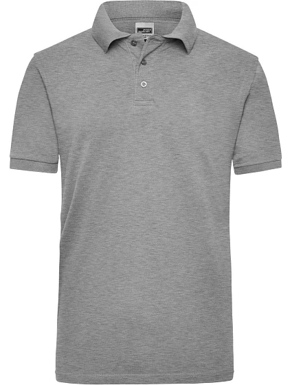 Daiber JN 801 Pánské pracovní piqué polo z těžké bavlny 02.0801 grey heather Daiber JN 801 Pánské pracovní piqué polo z těžké bavlny 02.0801 grey heather