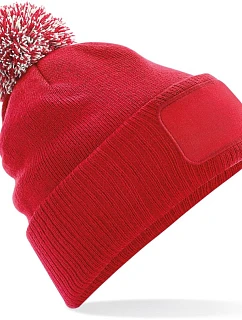 Beechfield B 443 Pletená čepice Snowstar® 53.0443 classic red/off white