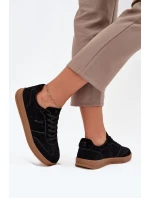 Dámské Semišové Tenisky Big Star model 21705765 HIPOLY SYSTEM Černé - Big Star Shoes Dámské Semišové Tenisky Big Star model 21705765 HIPOLY SYSTEM Černé - Big Star Shoes