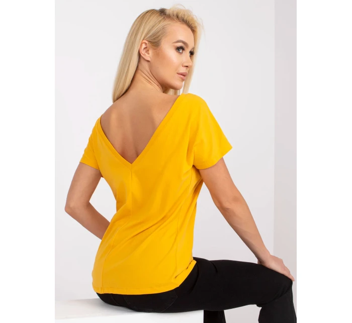 Tričko RV TS 4662.86 tmavě žlutá