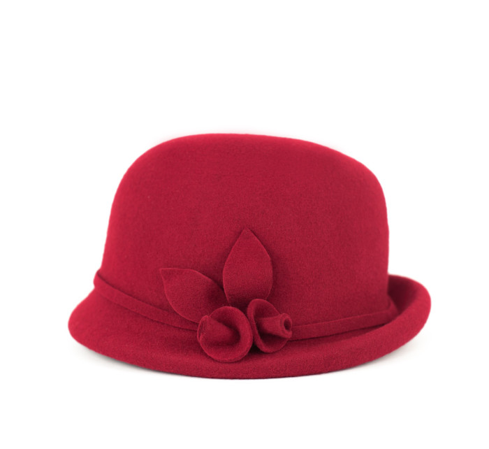 Dámský klobouk cz21816 tm. červená - Art of polo