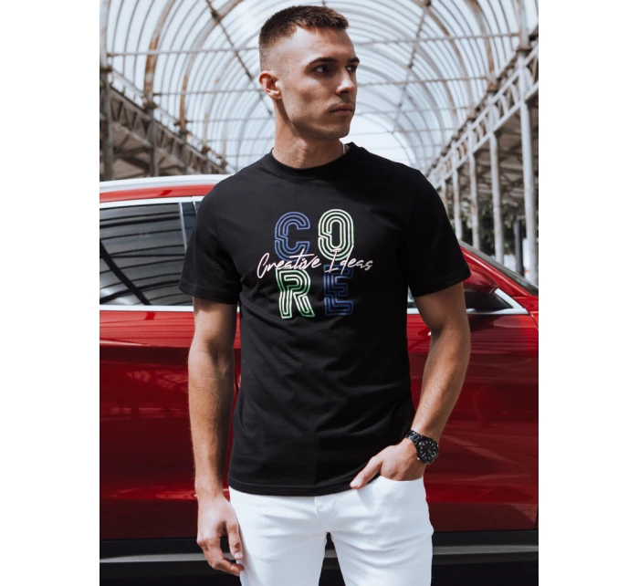 Pánské tričko s potiskem černé Dstreet model 21973648 - FashionStreet