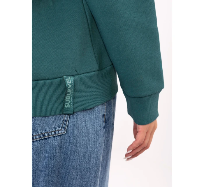 Mikina D10600BI02690A7NO mořská barva Mikina D10600BI02690A7NO mořská barva