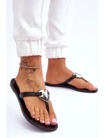 Dámské veganské žabky ZAXY JJ285031 Černá Dámské veganské žabky ZAXY JJ285031 Černá