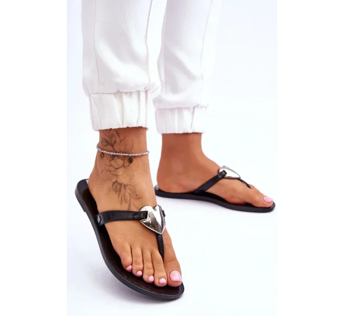 Dámské veganské žabky ZAXY JJ285031 Černá Dámské veganské žabky ZAXY JJ285031 Černá