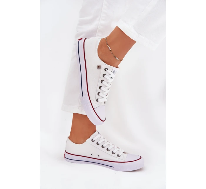 Dámské nízké tenisky Big Star – bílé Dámské nízké tenisky Big Star – bílé