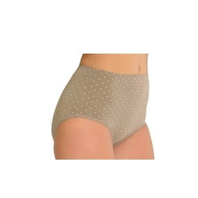 Dámské kalhotky Sara 018 Ecru s puntíkem - De Lafanse