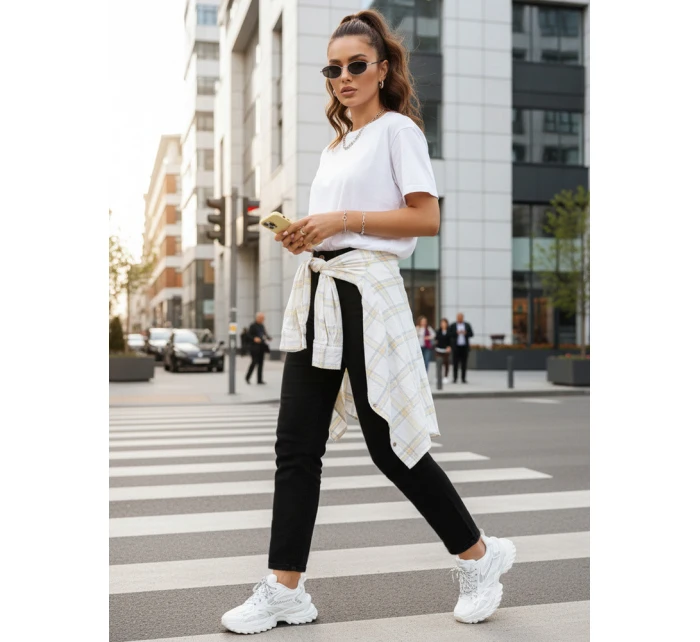 Dámské džíny mom fit s vysokým pasem černé model 21996081 - Dstreet